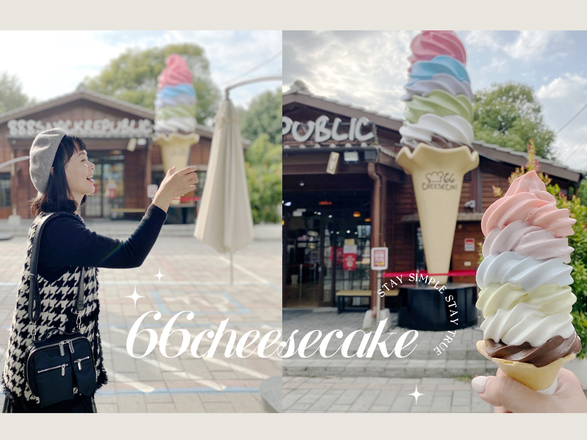 66 Cheesecake |巨大北海道彩虹霜淇淋就在彰化溪湖糖廠