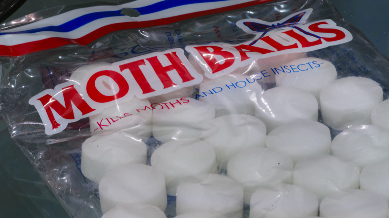 Package of mothballs