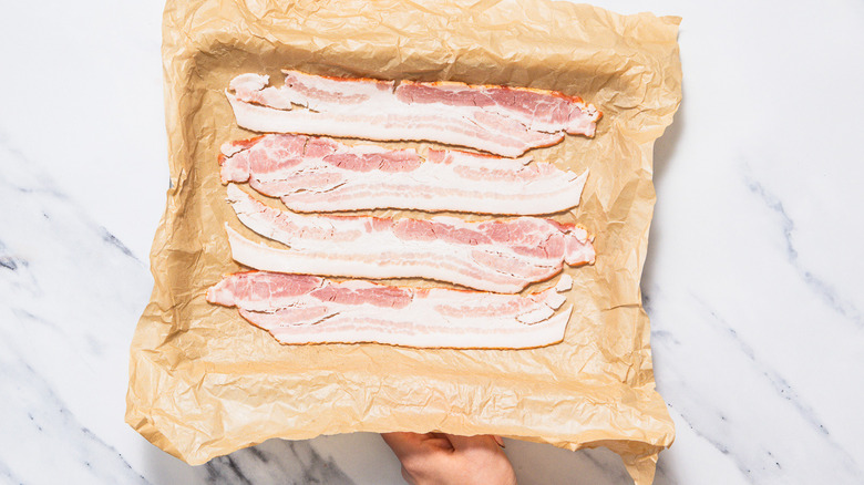 Bacon on sheet