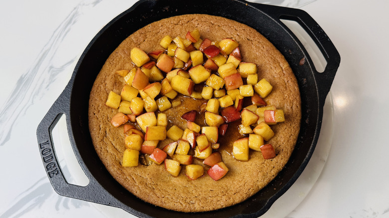 Slightly browned butter in skillet